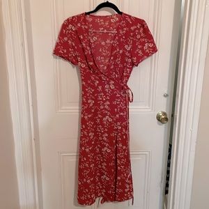 Floral Wrap Dress